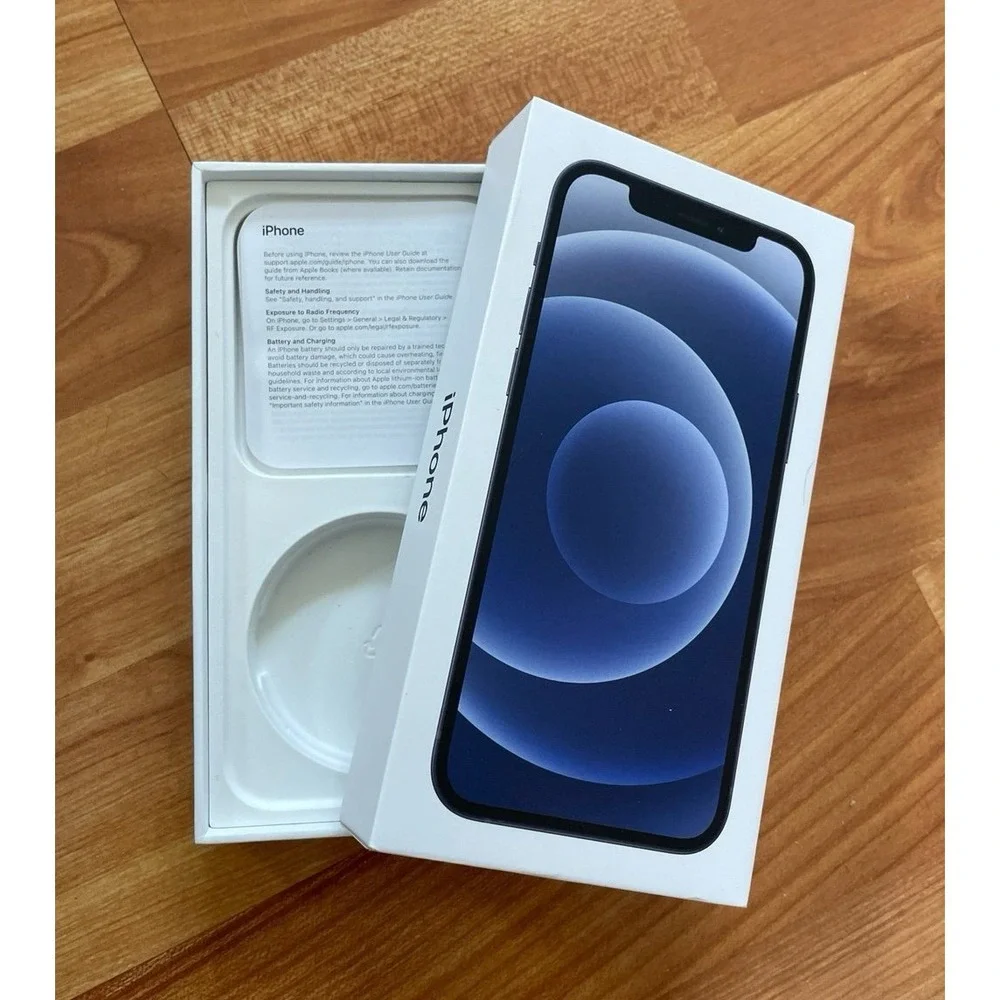 iPhone‎ 12 black 64 gb empty box